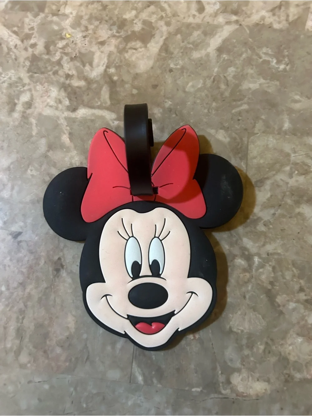 Disney Luggage Tag - Black and Peach